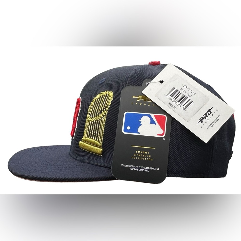 NEW Boston Red Sox PRO STANDARD SnapBack Hat 2004 World Series Champs Pink UV - Picture 3 of 11